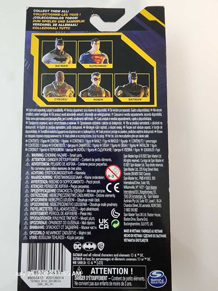 Battle Armor Batman - Spin Master action figure collectible [Barcode 778988344309] - Main Image 2