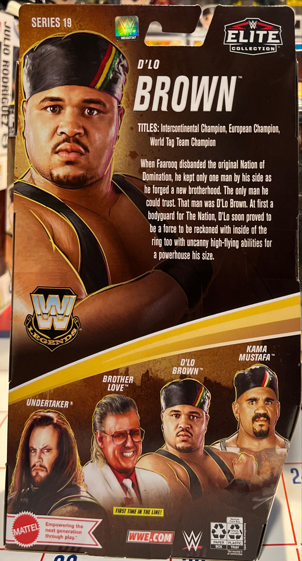 D’Lo Brown - Mattel (Mattel Elite Collection Legends) action figure collectible - Main Image 2