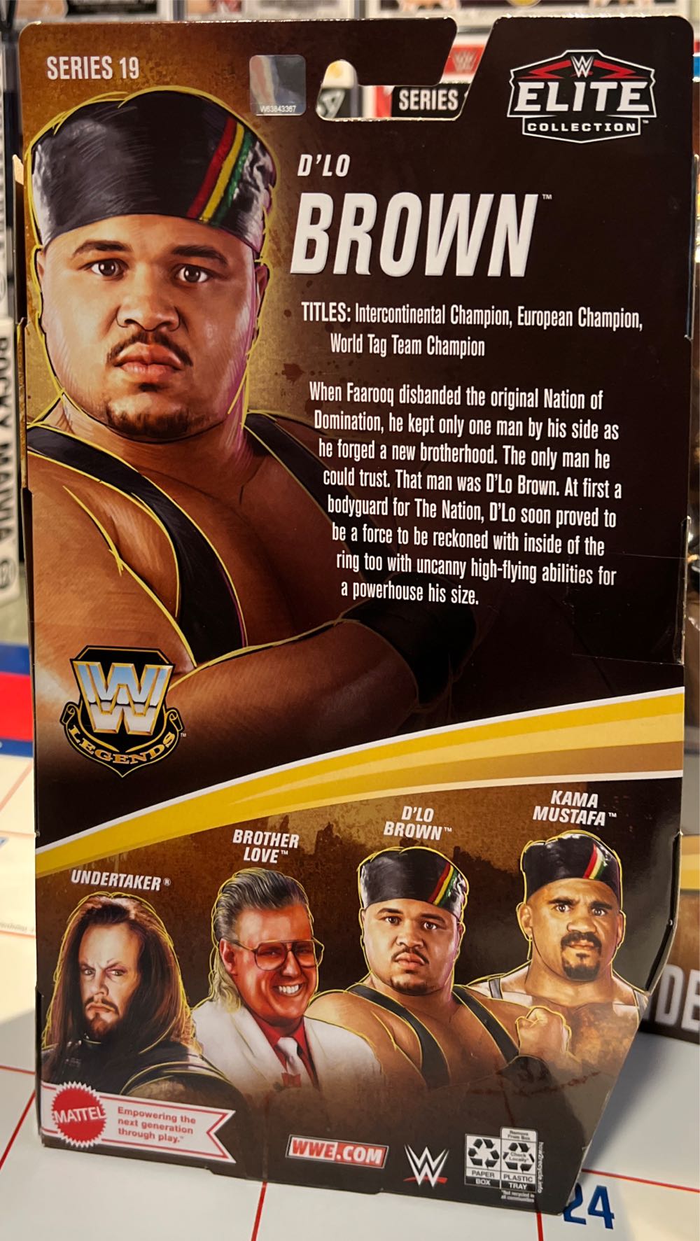 D’Lo Brown - Mattel Wwe (WWE) action figure collectible - Main Image 2