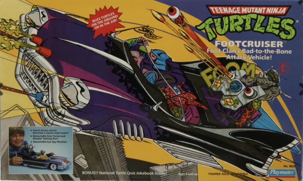 Teenage Mutant Ninja Turtles: Eye Spy Missile (from Footcruiser) - Playmates (TMNT 1988-1997) action figure collectible - Main Image 2