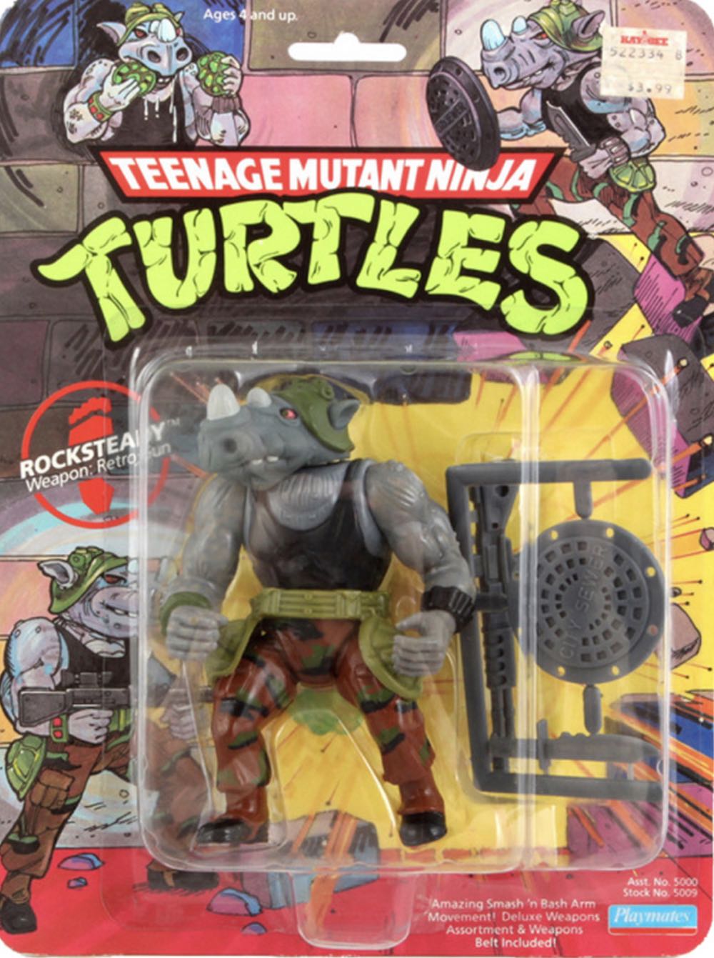Teenage Mutant Ninja Turtles: Rocksteady - Playmates (TMNT 1988-1997) action figure collectible - Main Image 2