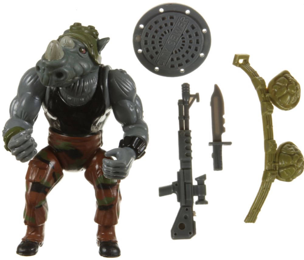 Teenage Mutant Ninja Turtles: Rocksteady - Playmates (TMNT 1988-1997) action figure collectible - Main Image 3