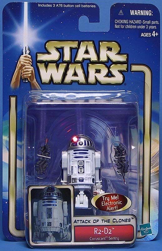 Star Wars: R2-D2 (Coruscant Sentry) (II-14) - Hasbro (Star Wars: Episode II: Attack of the Clones) action figure collectible - Main Image 2