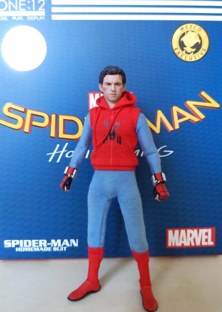 Spider-man Homemade Suit - Mezco ONE:12 (Spider-man Tom Holland) action figure collectible - Main Image 4