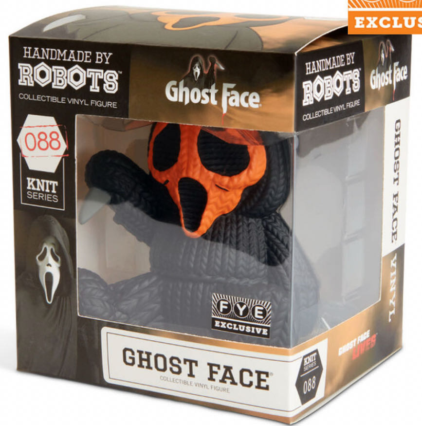 88 Ghost Face Orange FYE - Handmade By Robots action figure collectible - Main Image 4