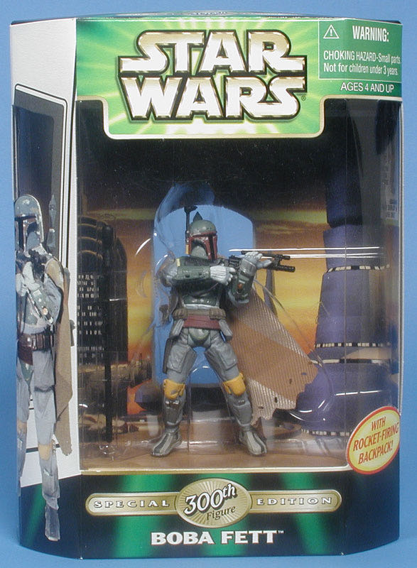 Star Wars: Boba Fett (300th Figure Special Edition) - Hasbro (Star Wars: Power of the Jedi) action figure collectible - Main Image 2