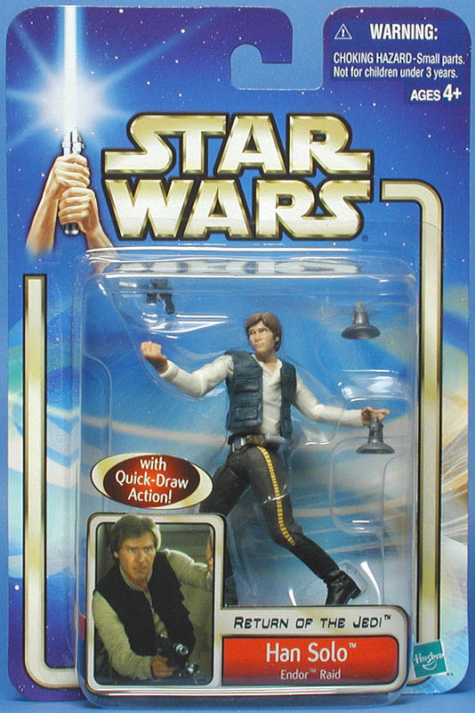 Star Wars: Han Solo (Endor Raid) (02-37) - Hasbro (Star Wars: Saga) action figure collectible - Main Image 2