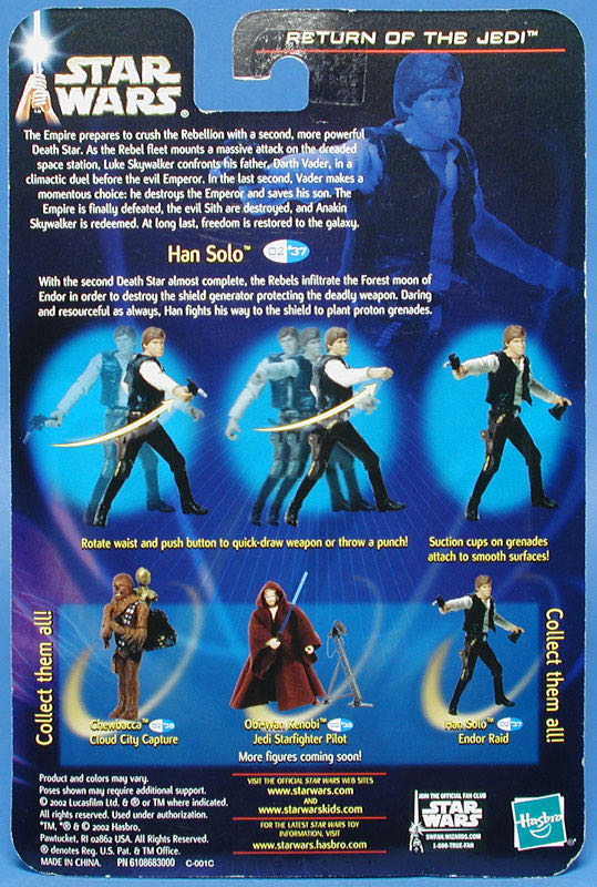 Star Wars: Han Solo (Endor Raid) (02-37) - Hasbro (Star Wars: Saga) action figure collectible - Main Image 4