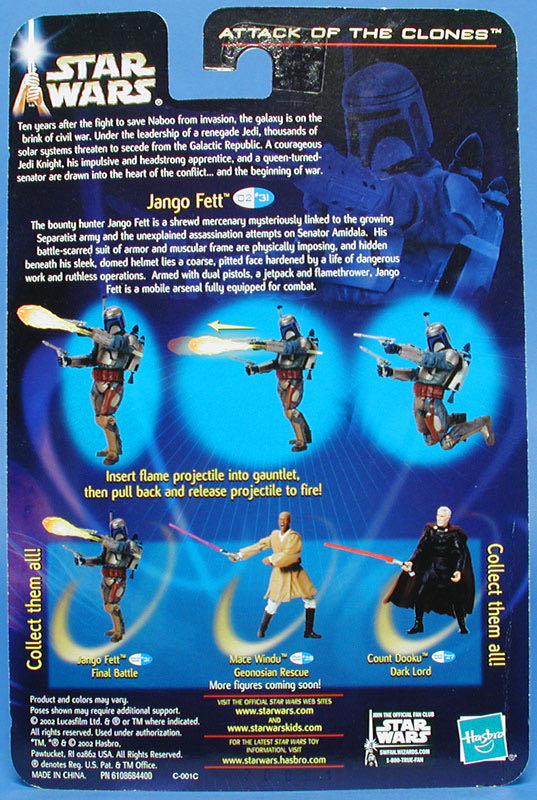 Star Wars: Jango Fett (Final Battle) (02-31) - Hasbro (Star Wars: Episode II: Attack of the Clones) action figure collectible - Main Image 4