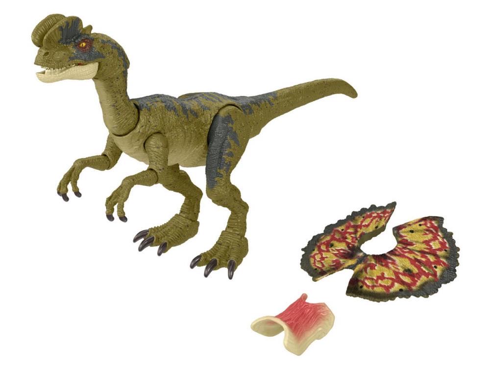 Jurassic World: Dilophosaurus (missing deflated frill) - Mattel (Jurassic World: Hammond Collection) action figure collectible - Main Image 3