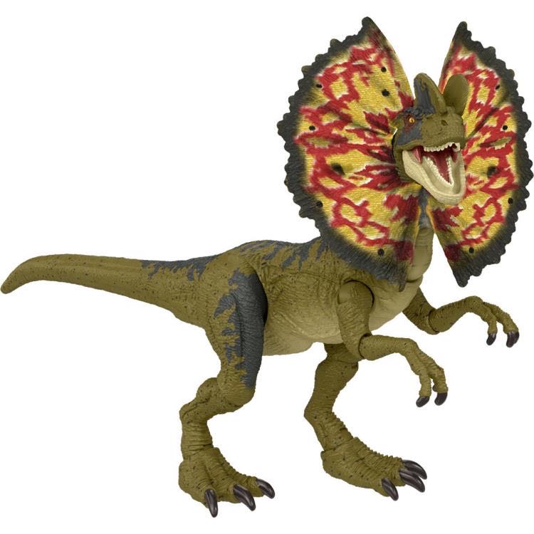 Jurassic World: Dilophosaurus (missing deflated frill) - Mattel (Jurassic World: Hammond Collection) action figure collectible - Main Image 4