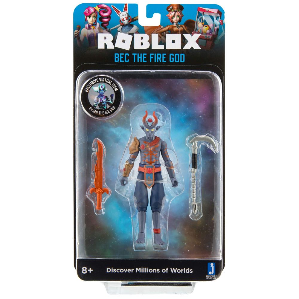 Roblox: Bec the Fire God - Jazwares (Roblox Imagination Collection) action figure collectible - Main Image 2