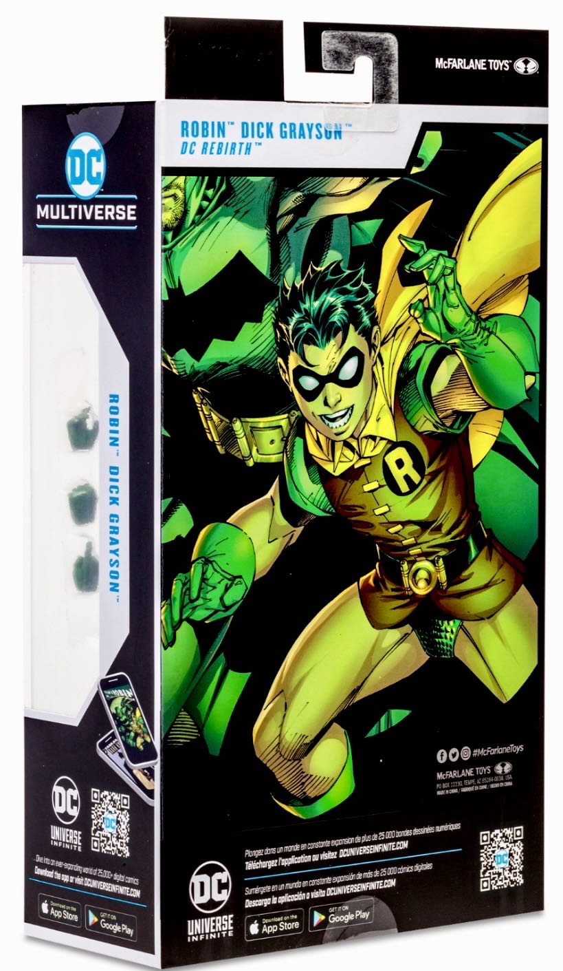DC Multiverse Gold Label DC Rebirth Series ROBIN “DICK GRAYSON” (McFarlane Exclusive) - McFarlane - DC Multiverse (DC Rebirth) action figure collectible - Main Image 2