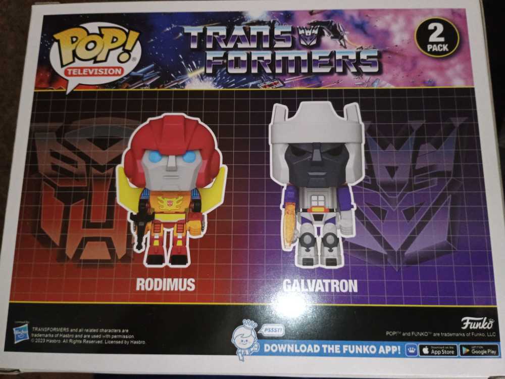 Galvatron & Rodimus 2 Pack - Funko (Funko POP! Animation) action figure collectible [Barcode 889698741279] - Main Image 2