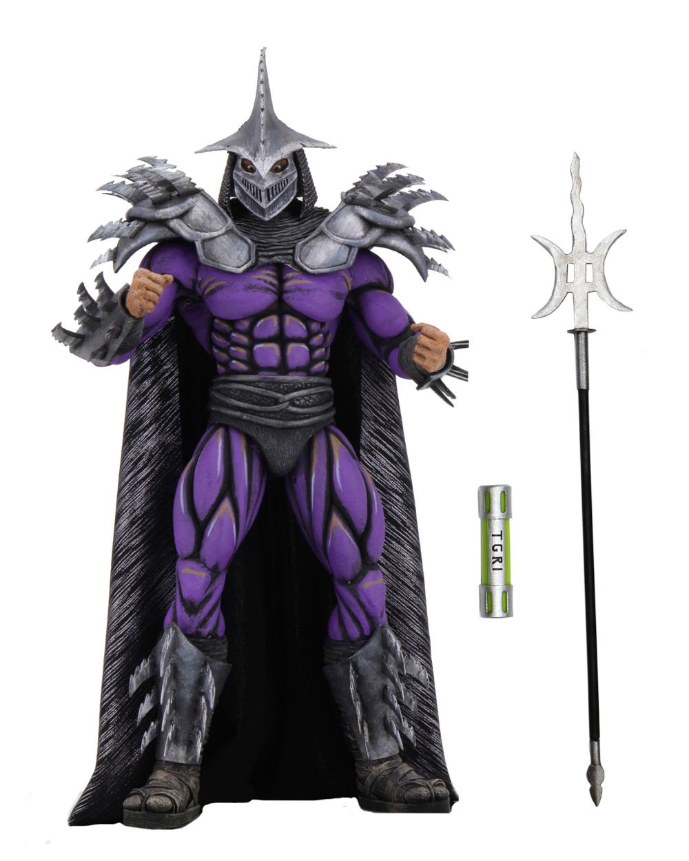 BST AXN Teenage Mutant Ninja Turtles: Super Shredder-Glow in the Dark Variant  - The Loyal Subjects (TMNT BST AXN) action figure collectible [Barcode 810122580584] - Main Image 4