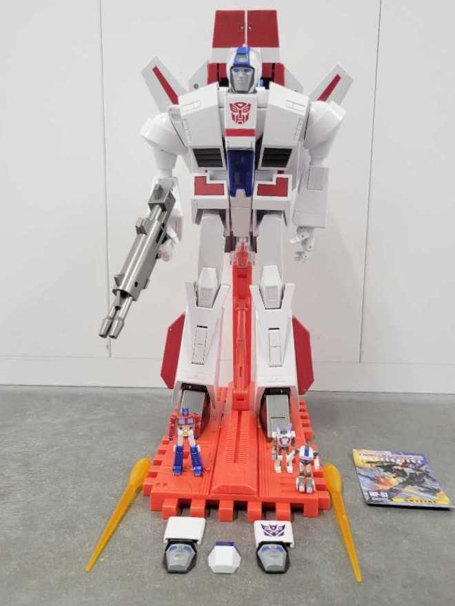 Skyfire Sky Fire Jetfire Jet Fire MP-57 With Optimus Prime Wheeljack And Jazz - Takara (Masterpiece 1985) action figure collectible - Main Image 2