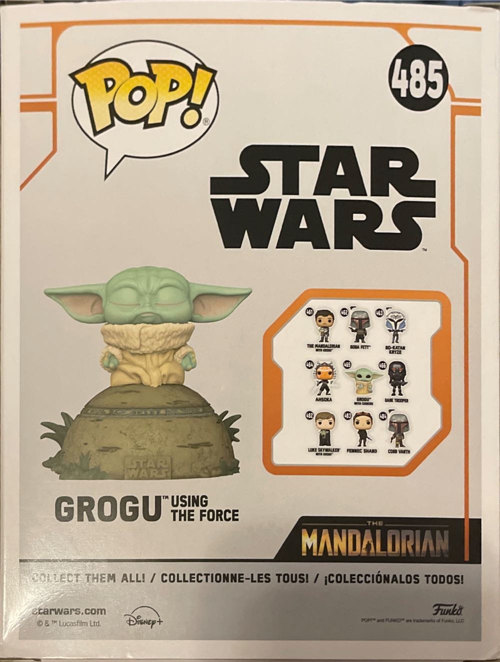 Pop: Grogu Using The Force  action figure collectible - Main Image 2