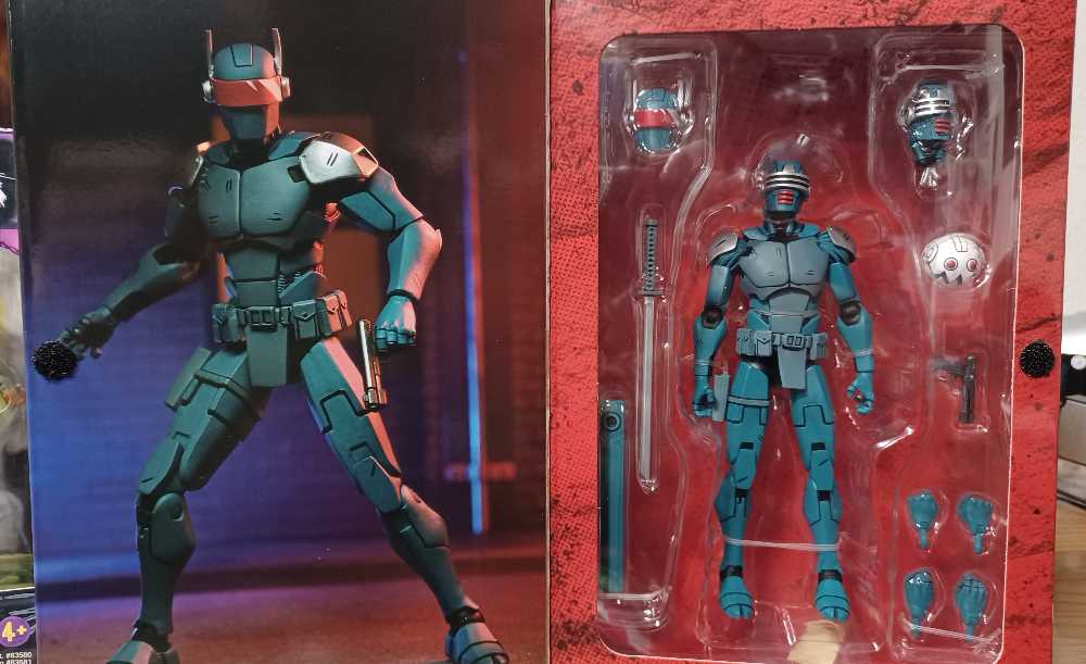 Synja Patrol Bot - NECA - REEL TOYS (Teenage Mutant Ninja Turtles - The Last Ronin) action figure collectible [Barcode 634482543146] - Main Image 4