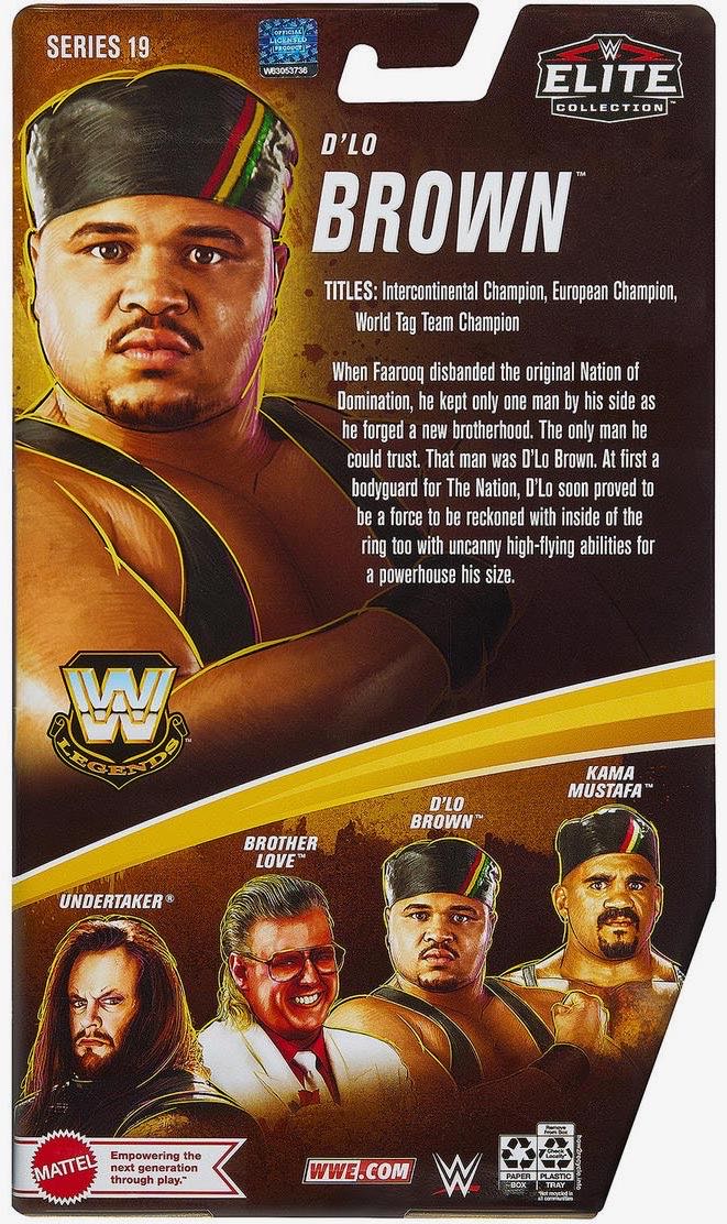 D’Lo Brown  - Mattel (D’Lo Brown) action figure collectible [Barcode 194735117307] - Main Image 2