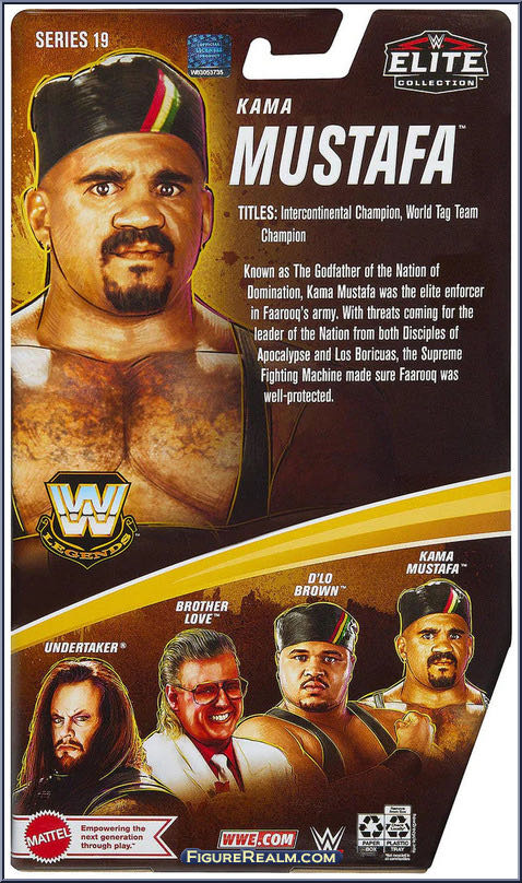 Kama Mustafa - Mattel (Mattel Elite Collection Legends) action figure collectible [Barcode 194735117277] - Main Image 2