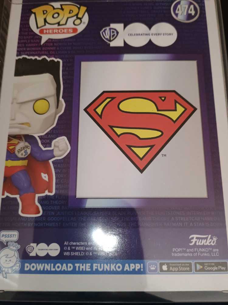 WB 100: Bizarro Superman #474  - Funko (WB 100) action figure collectible [Barcode 889698717496] - Main Image 2