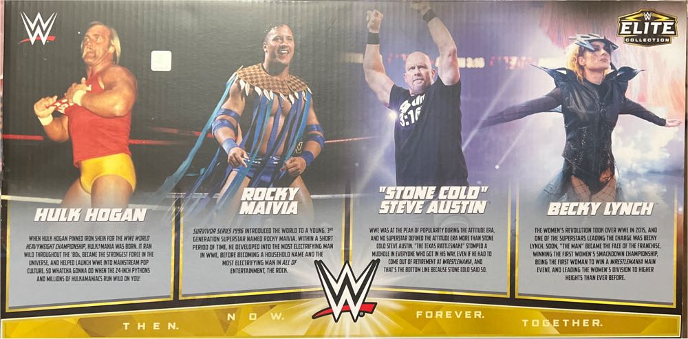 Then Now Forever Together Elite 4-Pack - Mattel (WWE Elite Then Now Forever Together 4-Pack) action figure collectible [Barcode 194735154333] - Main Image 4