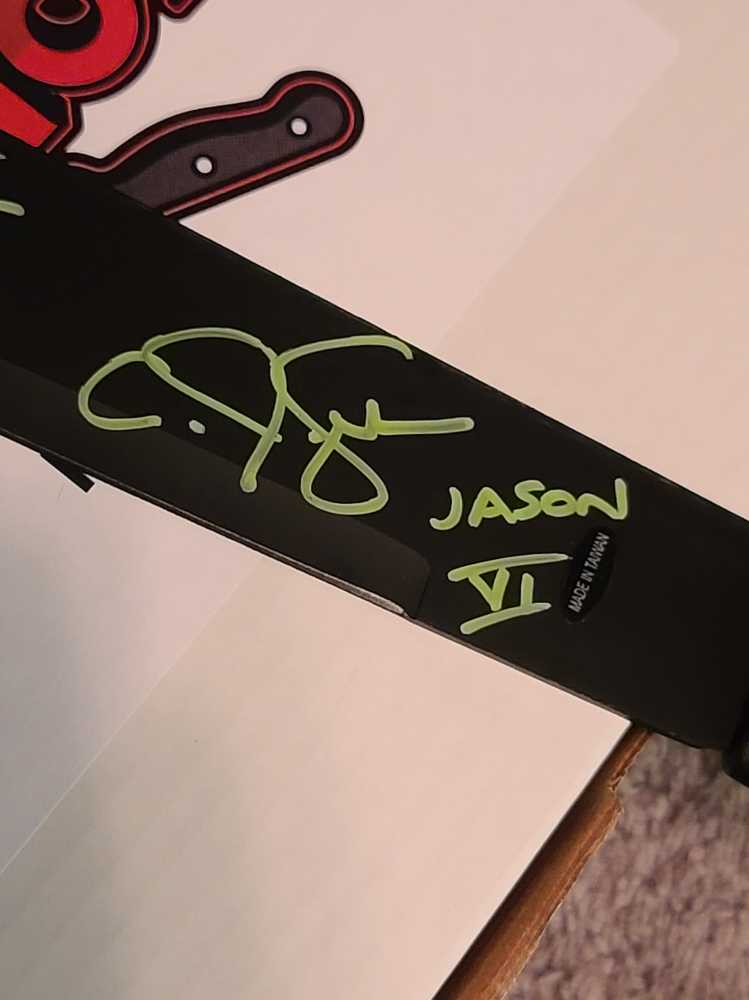 Friday The 13th Pt6 Signed Machete  (Horror) action figure collectible - Main Image 4