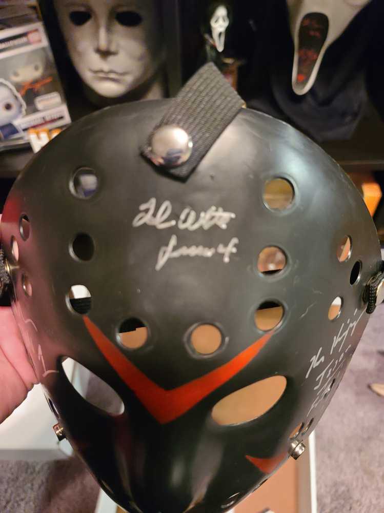 Friday The 13th Signed Mask - Black  (Horror) action figure collectible - Main Image 3