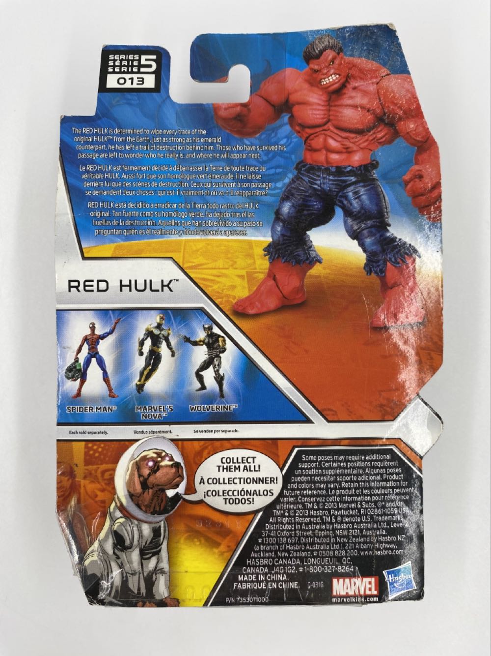 Marvel: Hulk, Red - Hasbro (Marvel Universe) action figure collectible - Main Image 4
