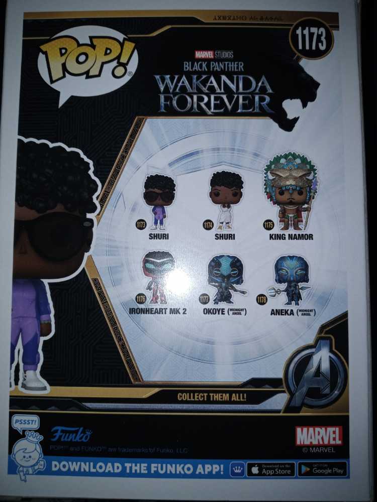 Black Panther: Wakanda Forever: Shuri #1173 - Funko (Black Panther) (Black Panther) action figure collectible [Barcode 889698639439] - Main Image 2