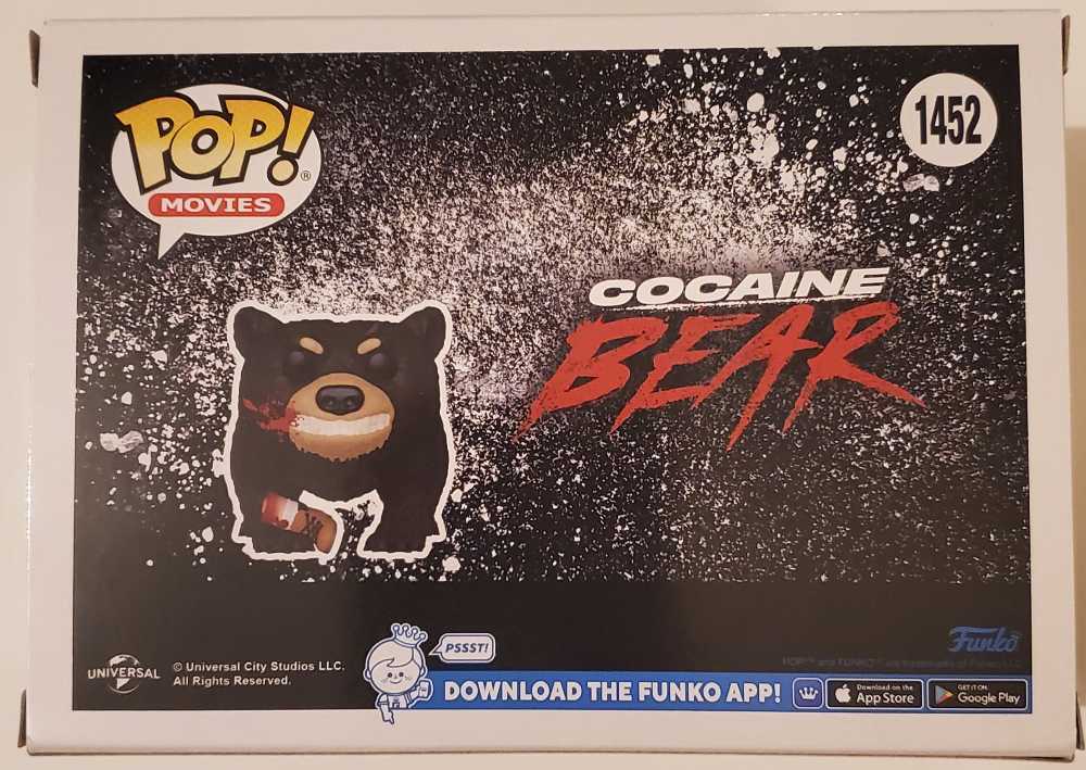 1452 Bear With Leg - Cocaine Bear - Funko (Funko Pop! Movies) action figure collectible [Barcode 889698771887] - Main Image 4