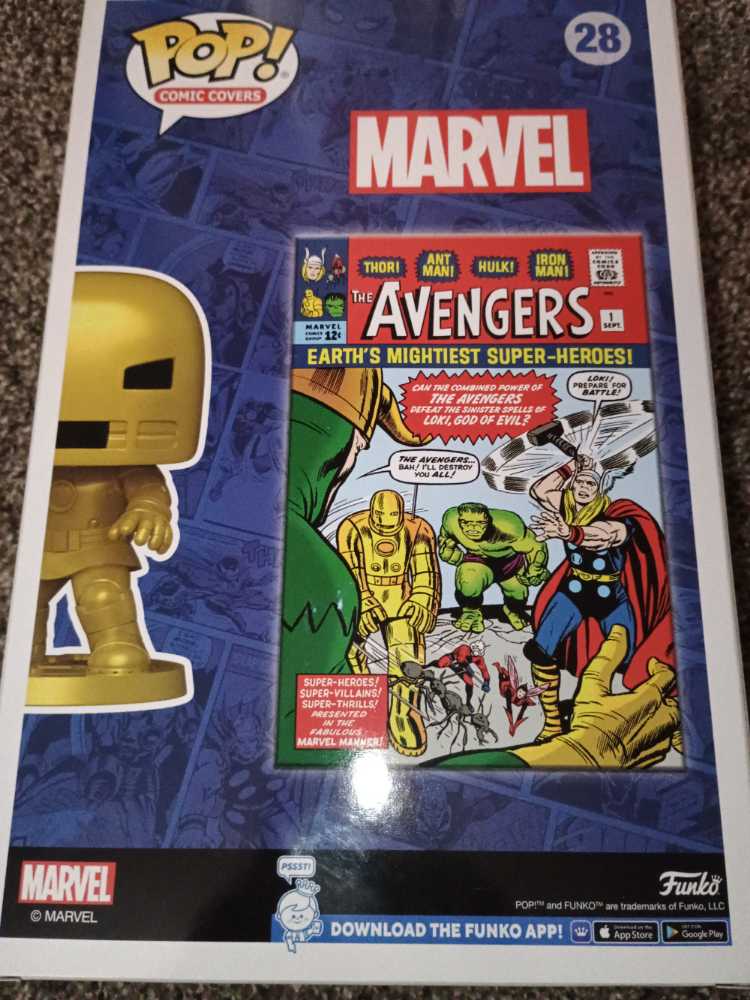 Comic Cover: Marvel: Iron Man #28 - Funko (Marvel) action figure collectible [Barcode 889698741330] - Main Image 2