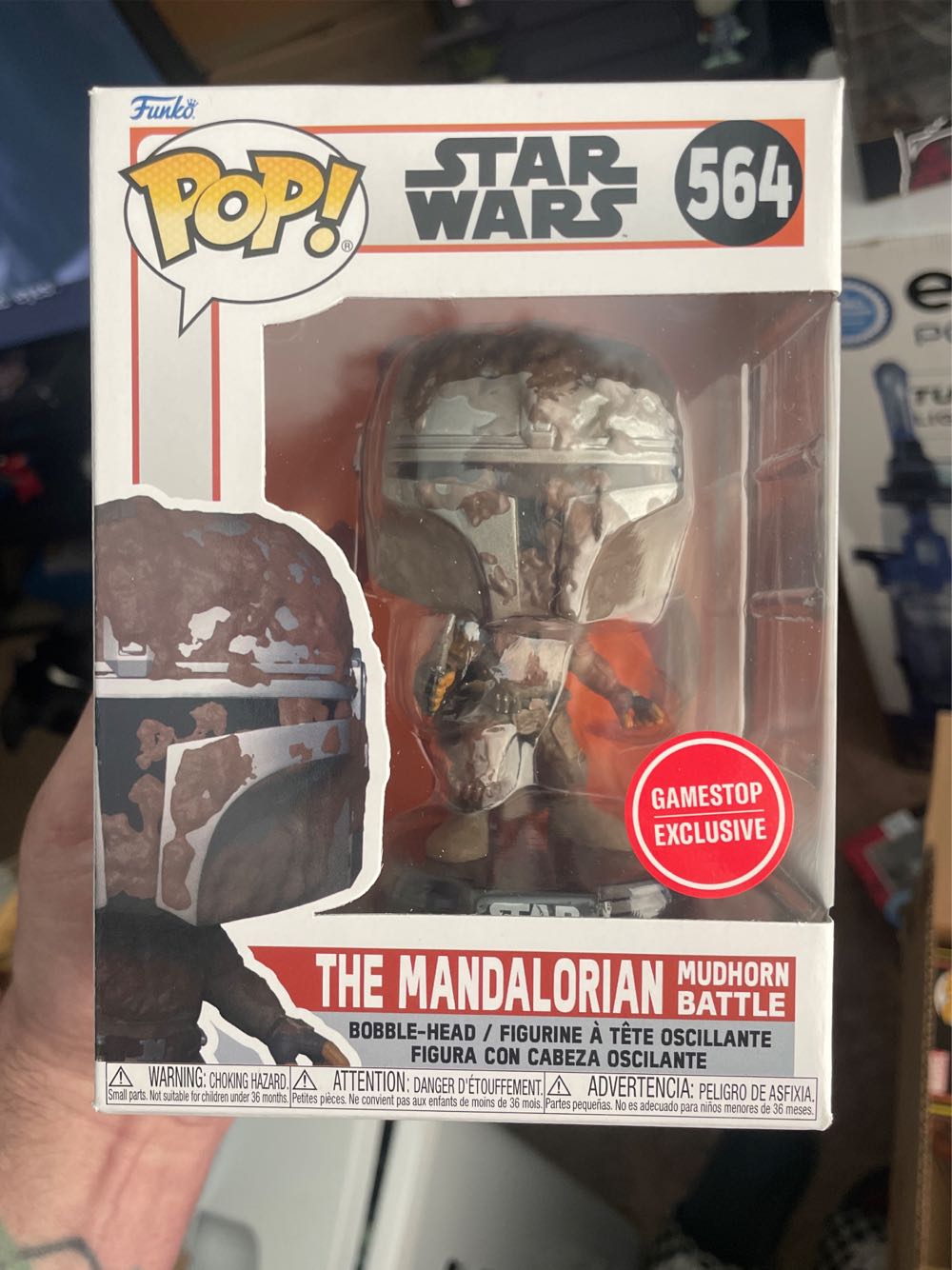 The Mandalorian (Mudhorn Battle) #564 - Funko (Funko Pop) action figure collectible [Barcode 889698665728] - Main Image 2