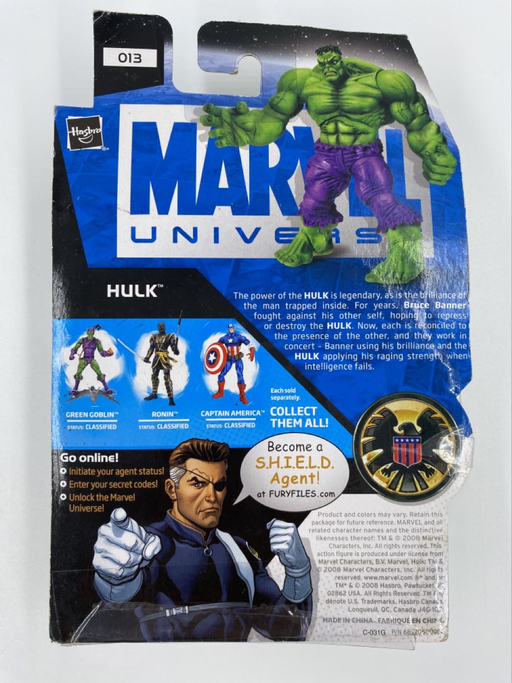 Marvel: Hulk - Hasbro (Marvel Universe) action figure collectible - Main Image 4