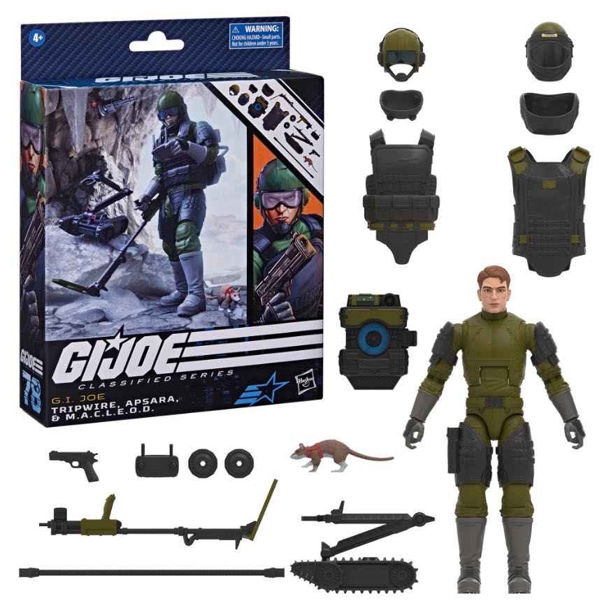 #78 Tripwire, Apsara & Macleod - Hasbro (G.I. Joe Classified Series) action figure collectible - Main Image 3