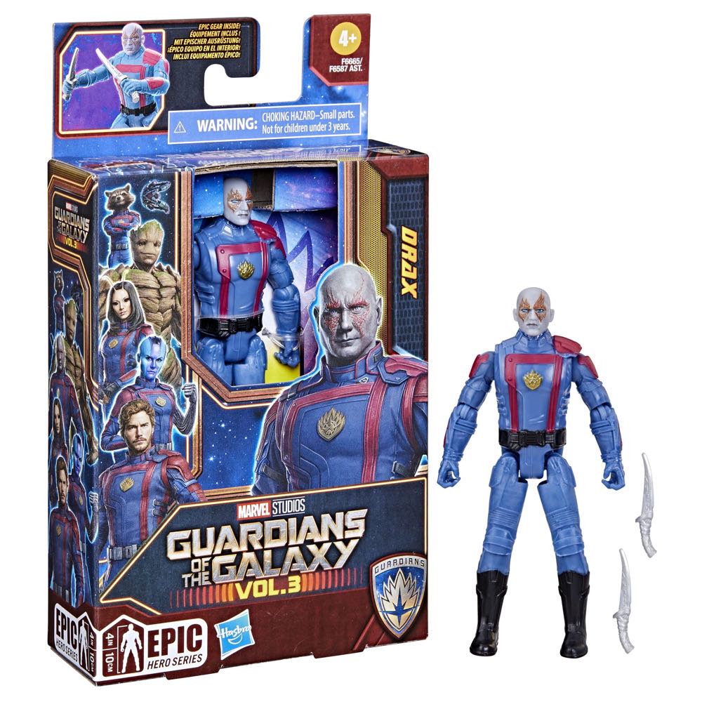 Marvel: Drax - Hasbro (Marvel: Epic Heroes) action figure collectible - Main Image 4