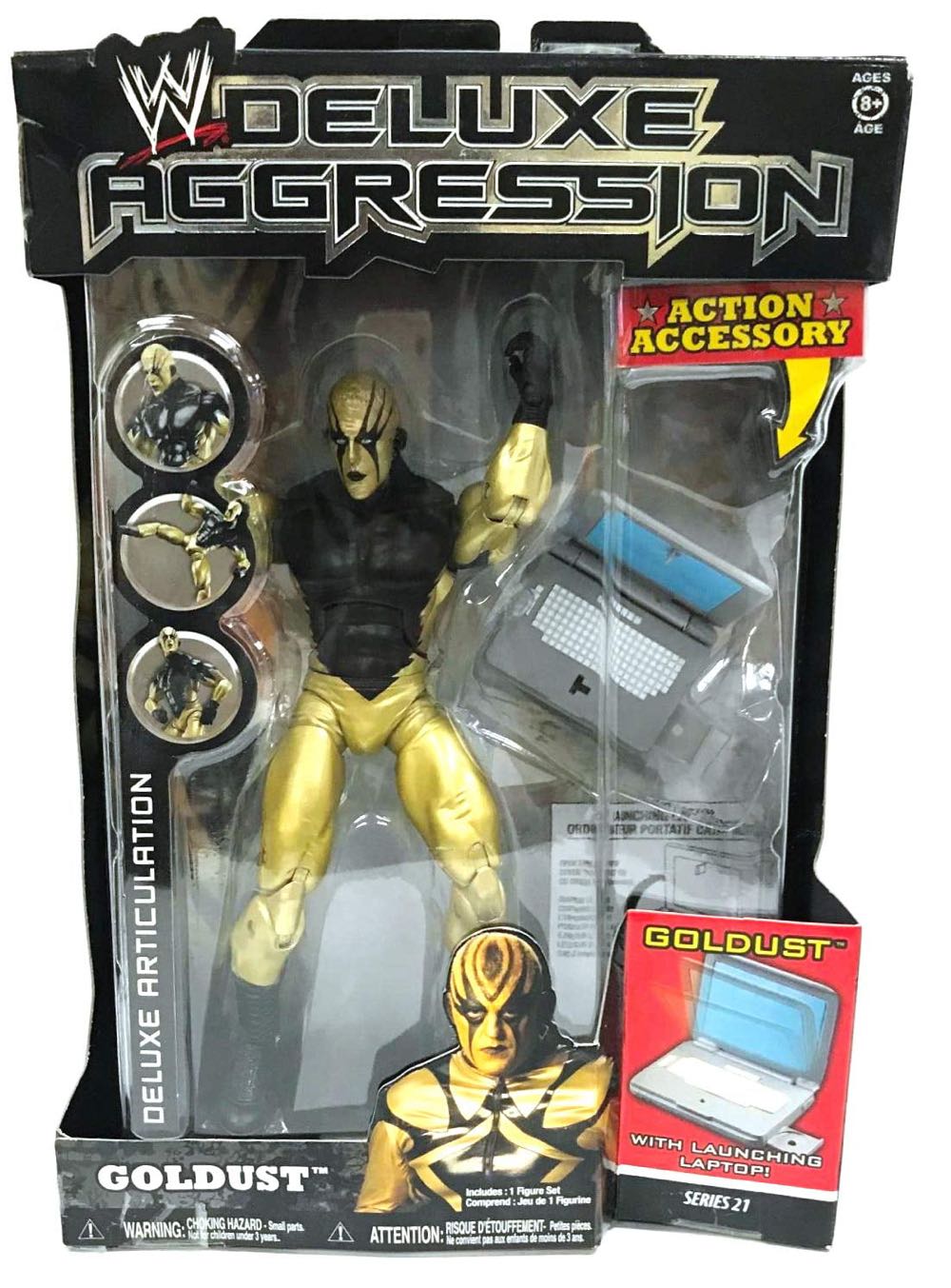 Goldust - Jakks Pacific (WWE Deluxe Aggression) action figure collectible - Main Image 2