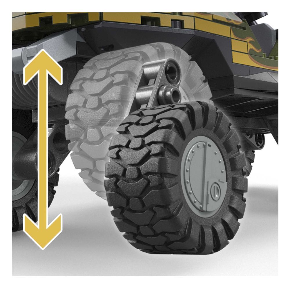 Red Team Warthog Rescue - Mega Construx (Mattel) (HALO) action figure collectible [Barcode 194735063338] - Main Image 3