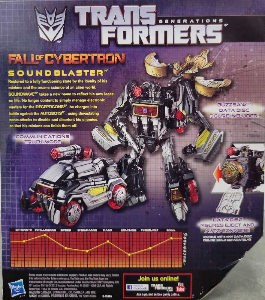 Soundblaster With Buzzsaw Boxed - Hasbro (Generations War For Cybertron) action figure collectible - Main Image 3