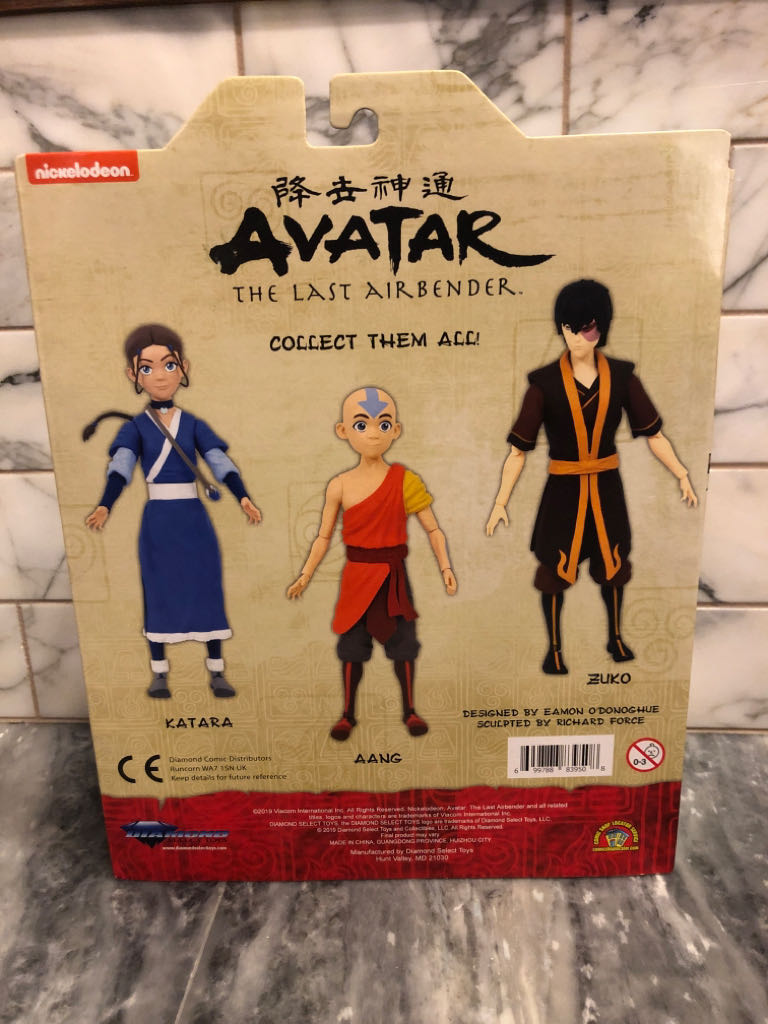 Avatar Aang - Diamond Select (Avatar The Last Airbender) action figure collectible [Barcode 699788839508] - Main Image 2