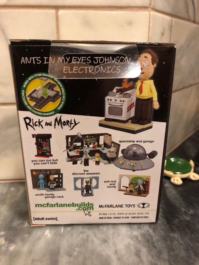 Rick and Morty Ants In My Eyes Johnson Electronics - Mcfarlane’s (Rick & Morty) action figure collectible [Barcode 787926128536] - Main Image 2