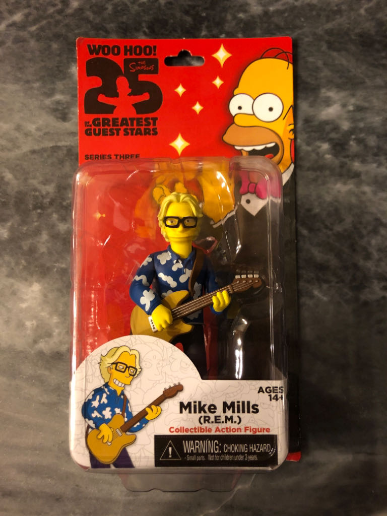 Mike Mills REM - Neca (Simpsons 25 Th Guest Stars) action figure collectible [Barcode 634482160510] - Main Image 1