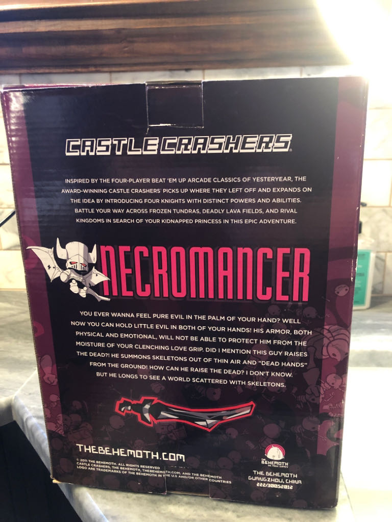 Castle Crashers Necromancer - The Behemoth (Castle Crashers) action figure collectible - Main Image 2
