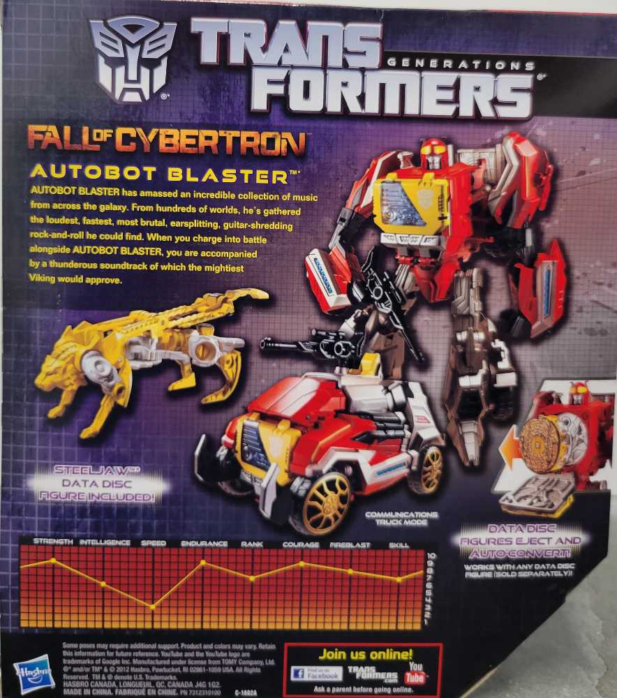 Blaster With Steeljaw Boxed - Hasbro (Generations War For Cybertron) action figure collectible - Main Image 3