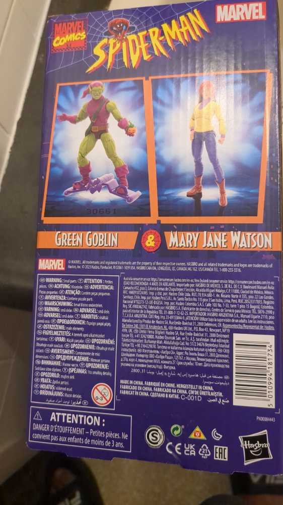 Green Goblin & Mary Jane Watson - Hasbro (Marvel Legends) action figure collectible [Barcode 5010994181734] - Main Image 2