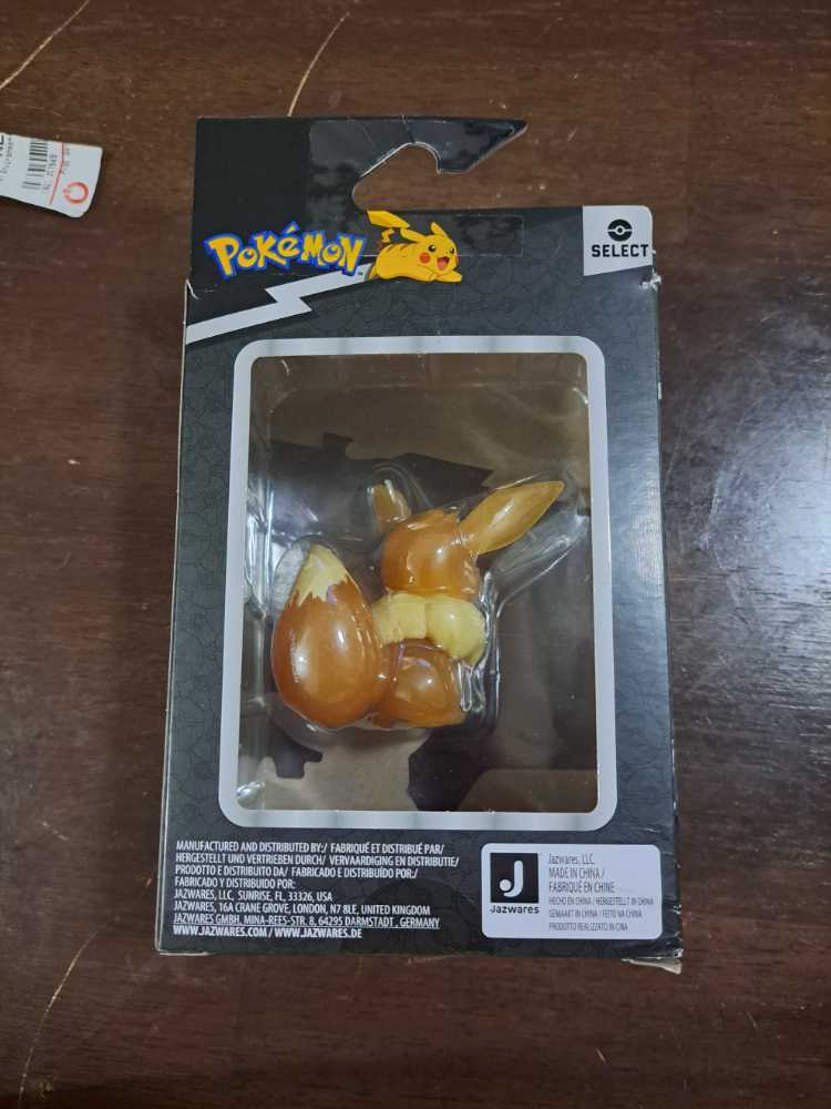 Eevee Translucent - Jazwares LLC (Pokemon Select) action figure collectible [Barcode 191726483489] - Main Image 2