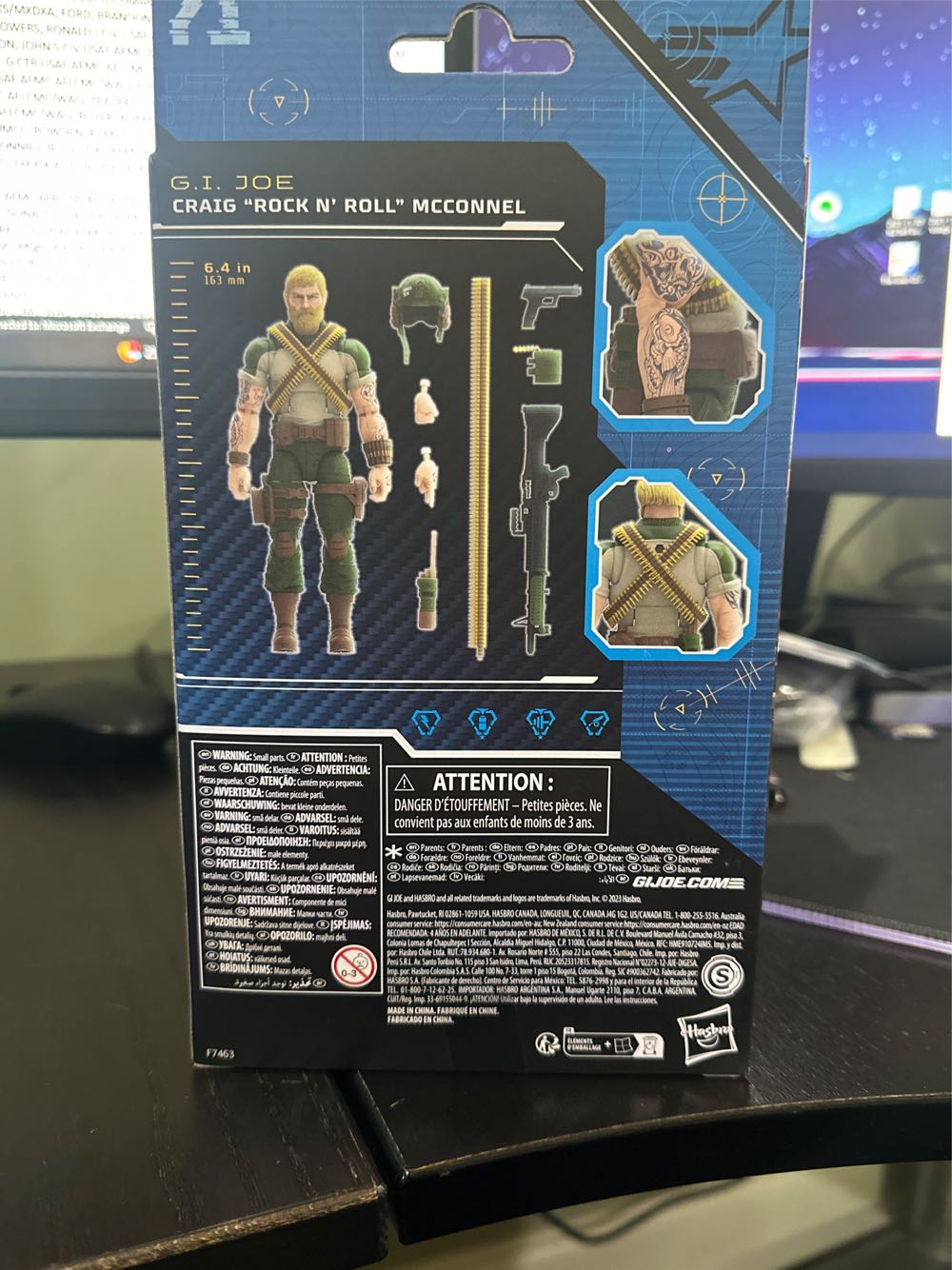 G.I. Joe #71 Craig “Rock N’ Roll” McConnel - Hasbro - G.I. Joe Classified (G.I. Joe: Classified Series) action figure collectible [Barcode 5010996114747] - Main Image 3