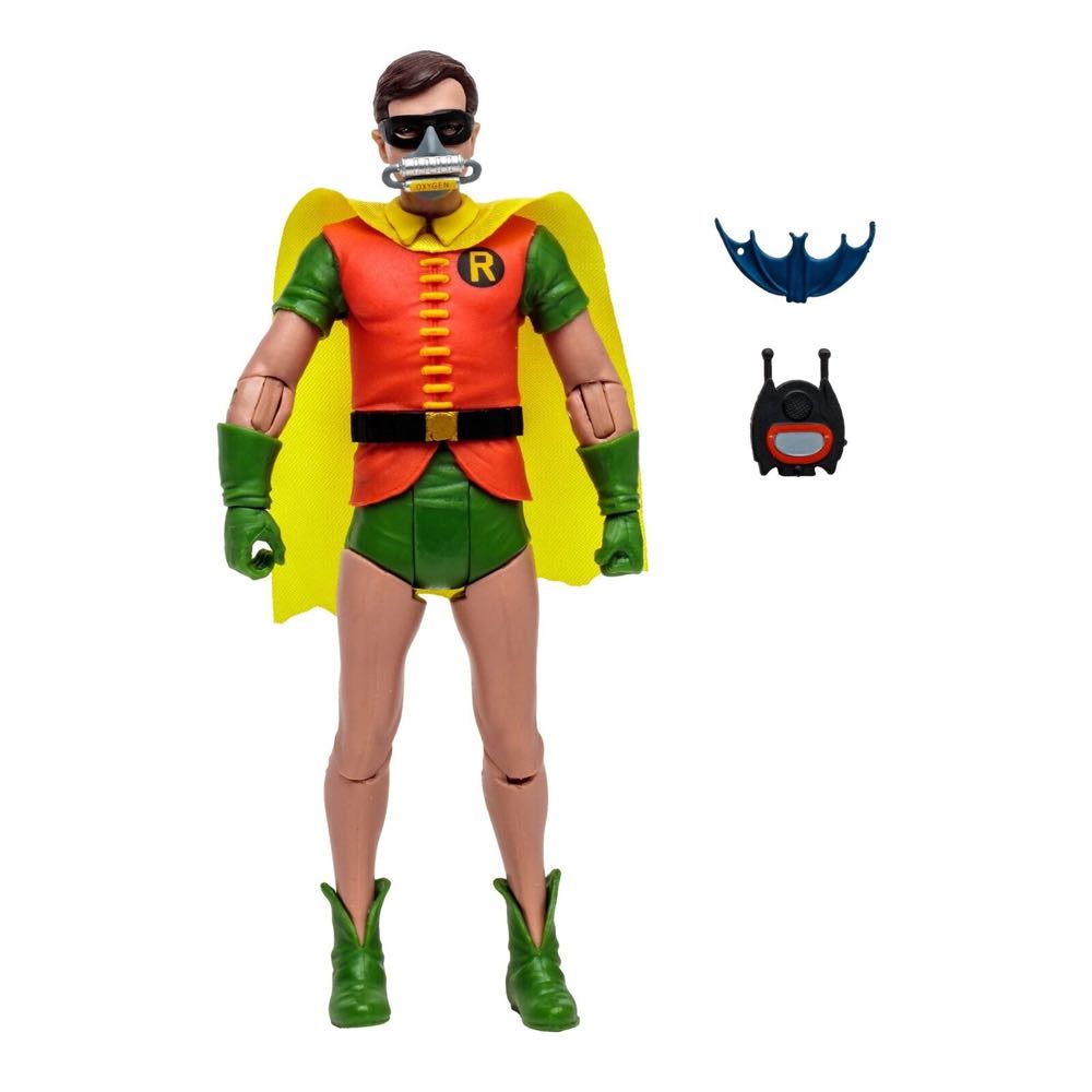 Robin With Oxygen Mask - McFarlane Toys (DC Retro) (Batman Classic TV Series) action figure collectible [Barcode 787926150636] - Main Image 3