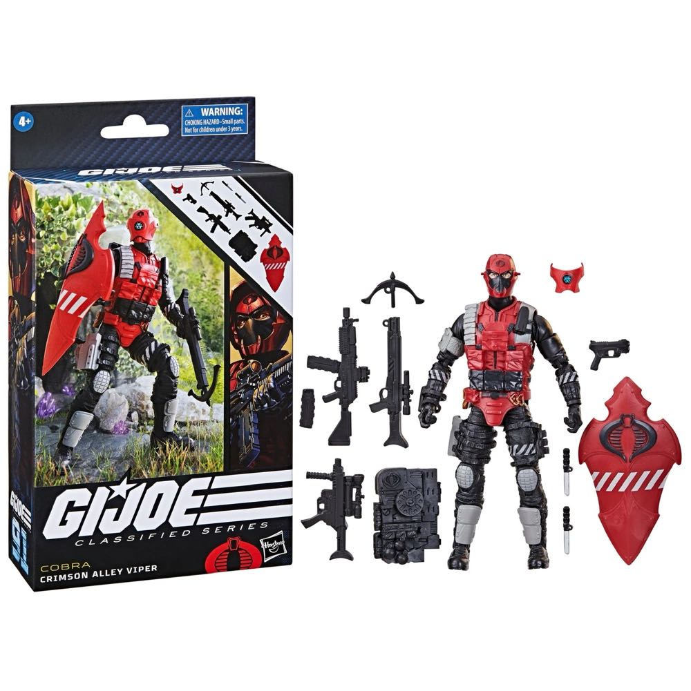Crimson Alley Viper - Hasbro (GI Joes Classified Series - Cobra) action figure collectible - Main Image 3