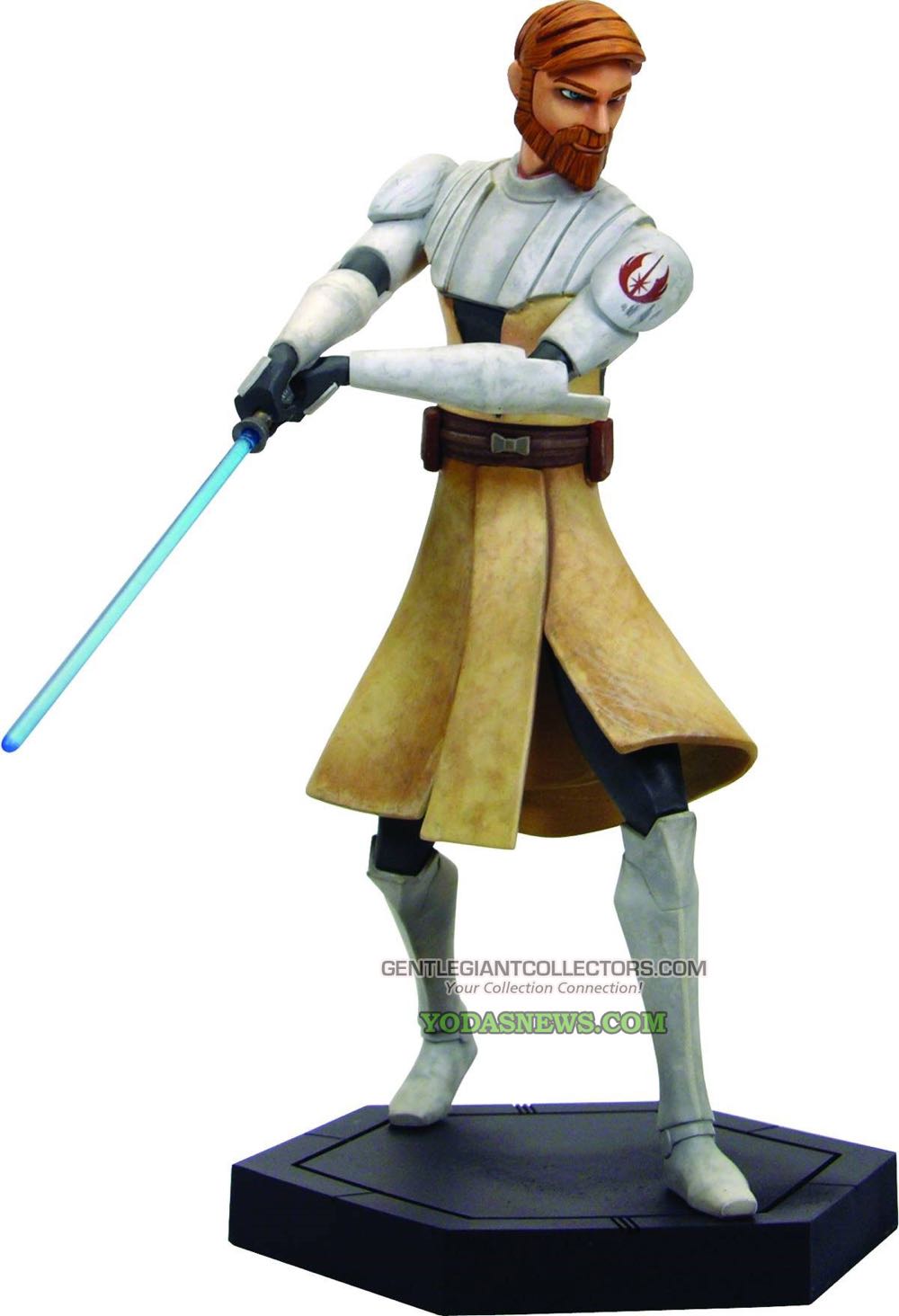 Obi-Wan Kenobi The Clone Wars - Gentle Giant (Star Wars Animated) action figure collectible [Barcode 871810006892] - Main Image 2